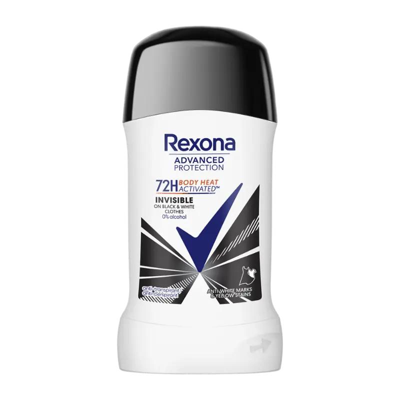 Rexona Antiperspirant tuhý pro ženy Invisible Black & White, 50 ml ROSSMANN