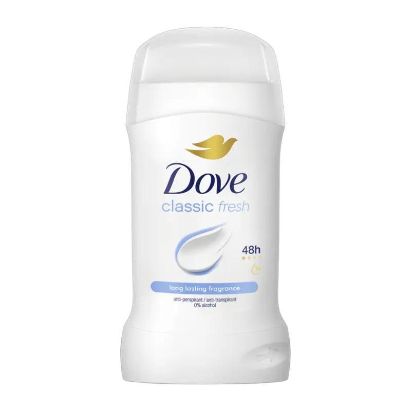 Dove Antiperspirant tuhý pro ženy Classic Fresh, 50 ml ROSSMANN