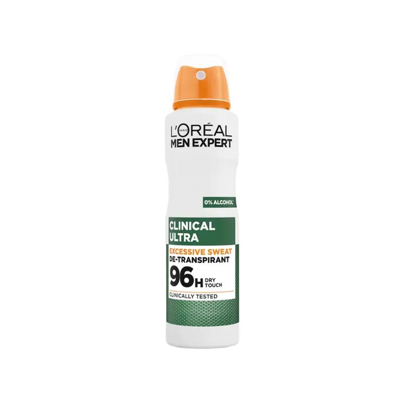 L'Oréal Men Antiperspirant sprej pro muže Clinical Ultra, 150 ml ROSSMANN