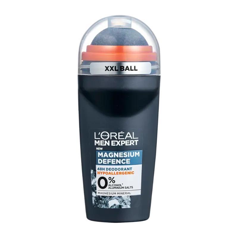 L'Oréal Men Deodorant roll-on pro muže Men Expert Magnesium Defense Hypoalergenní, 50 ml ROSSMANN