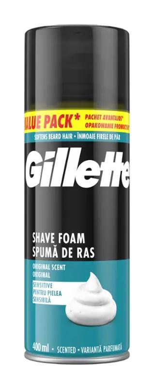 Gillette Pěna na holení Sensitive, 400 ml