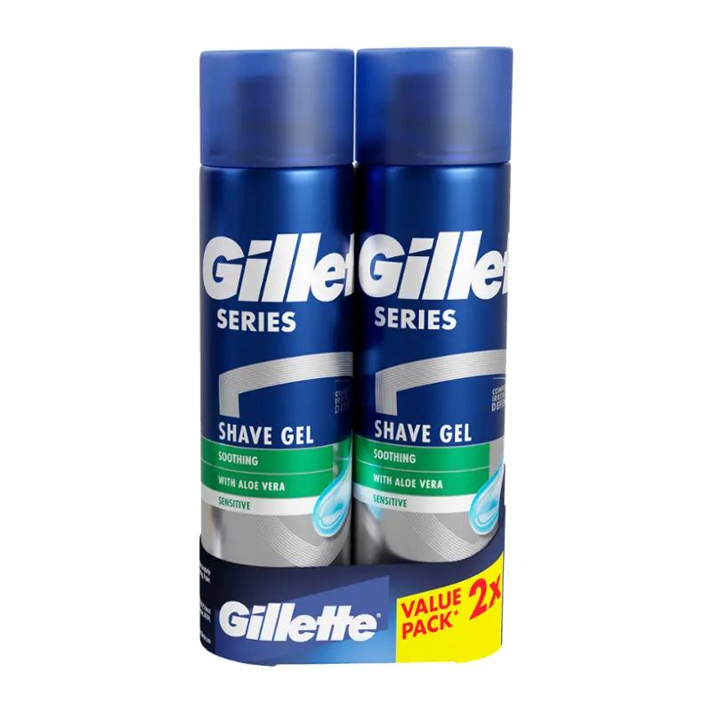 Gillette Zklidňující gel na holení Series Soothing Value Pack, 400 ml ROSSMANN
