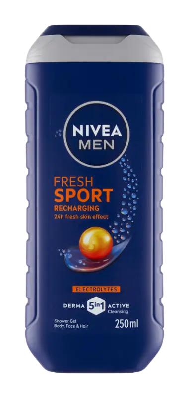 NIVEA Men Sprchový gel pro muže 3v1 Sport, 250 ml ROSSMANN
