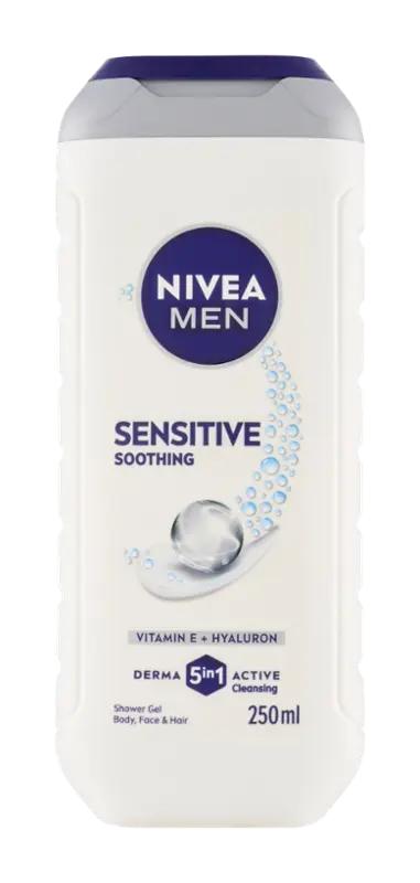 NIVEA Men Sprchový gel pro muže 3v1 Sensitive, 250 ml ROSSMANN