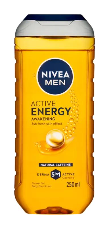 NIVEA Men Sprchový gel pro muže 3v1 Active Energy, 250 ml ROSSMANN