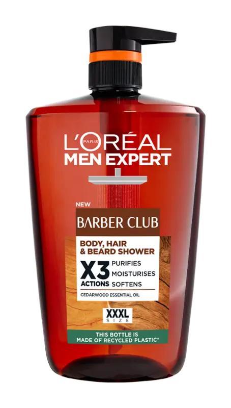 L'Oréal Men Sprchový gel na tělo, vlasy a vousy Barber Club, 1 l ROSSMANN