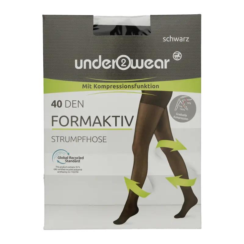 Under2wear Punčochové kalhoty černé 40 DEN, 1 ks ROSSMANN