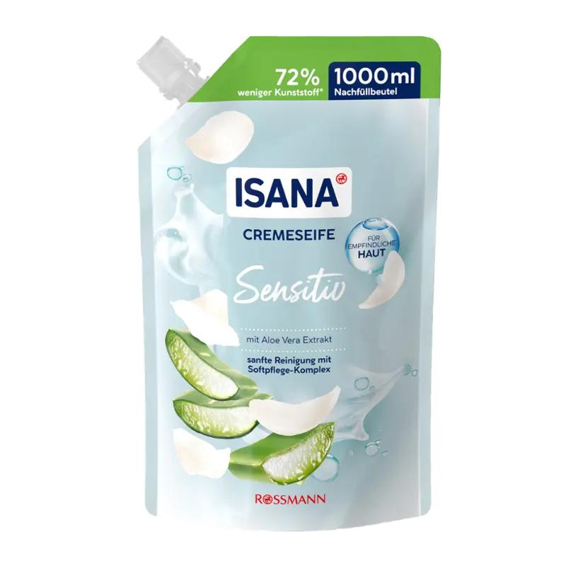 ISANA Krémové tekuté mýdlo Sensitive náhradní náplň, 
34.90 Kč