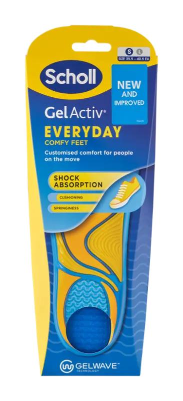 Scholl Vložky do bot pro ženy GelActiv Everyday 35,5-40,5, 2 ks