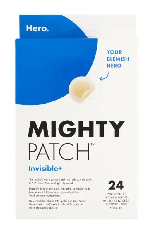 Hero. Náplasti na akné Mighty Patch Invisible+, 24 ks