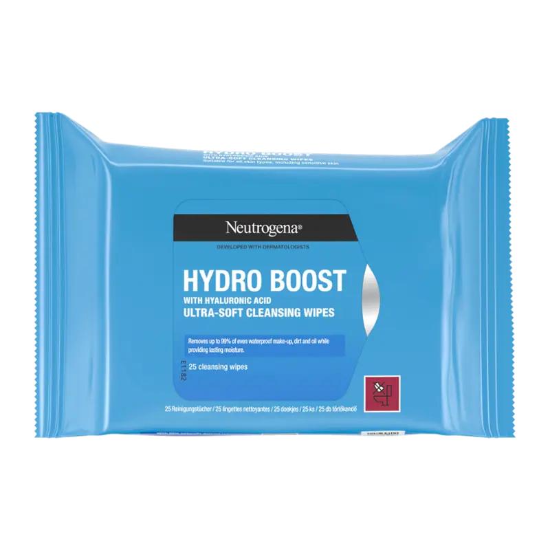 Neutrogena Ultra jemné čisticí ubrousky HydroBoost, 25 ks ROSSMANN