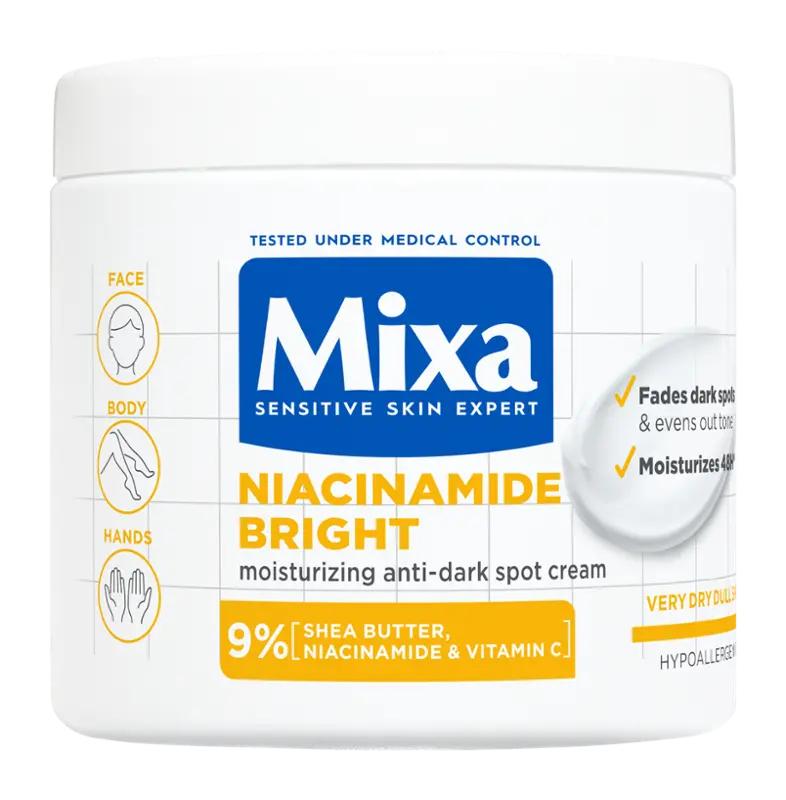 Mixa Tělový krém Niacemide Bright, 400 ml ROSSMANN