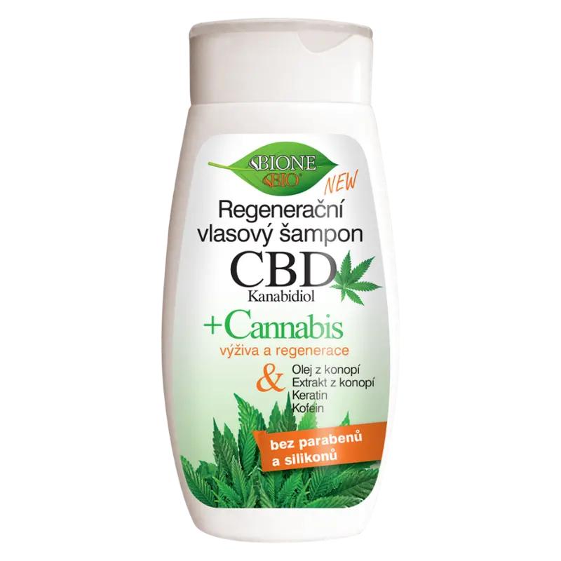 Bio Bione BIO CBD Kanabidol regenerační šampon, 260 ml ROSSMANN