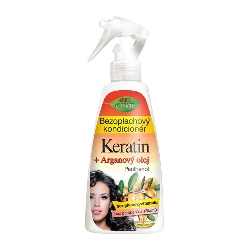 Bio Bione Bezoplachový kondicionér ve spreji Keratin + Arganový olej, 260 ml ROSSMANN