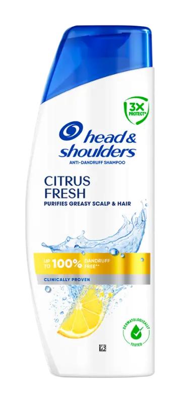 Head & Shoulders Šampon proti lupům Citrus Fresh, 400 ml ROSSMANN