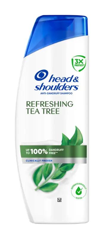 Head & Shoulders Šampon proti lupům Osvěžující Tea Tree, 400 ml ROSSMANN