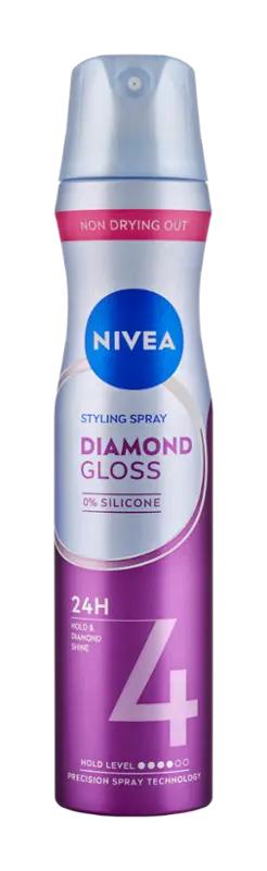 NIVEA Lak na vlasy Diamond Gloss, 250 ml ROSSMANN