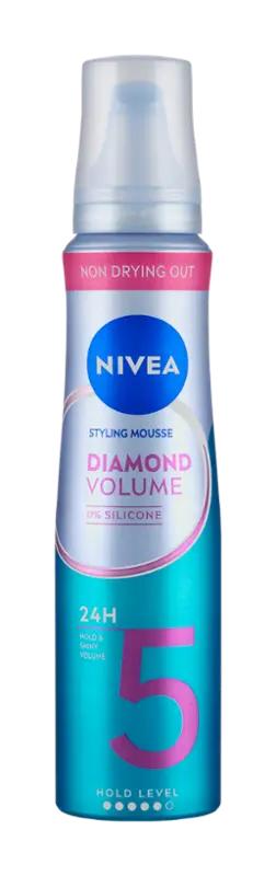 NIVEA Pěnové tužidlo Diamond Volume, 150 ml ROSSMANN