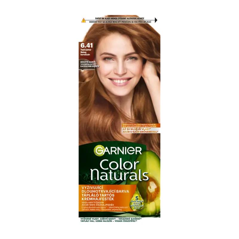 Garnier Barva na vlasy Color Naturals 6.41 teplý jantar, 1 ks ROSSMANN