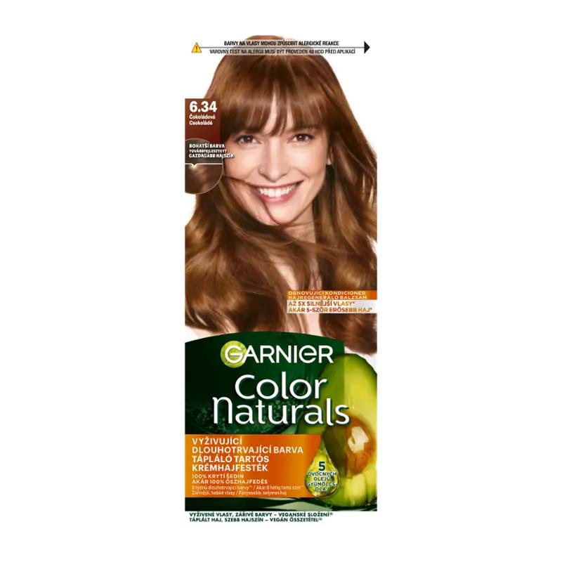 Garnier Barva na vlasy Color Naturals 6.34 čokoládová, 1 ks ROSSMANN