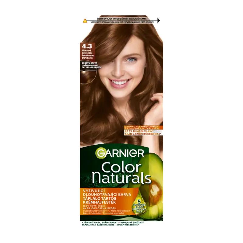 Garnier Barva na vlasy Color Naturals 4.3 přirozená zlatohnědá, 1 ks ROSSMANN
