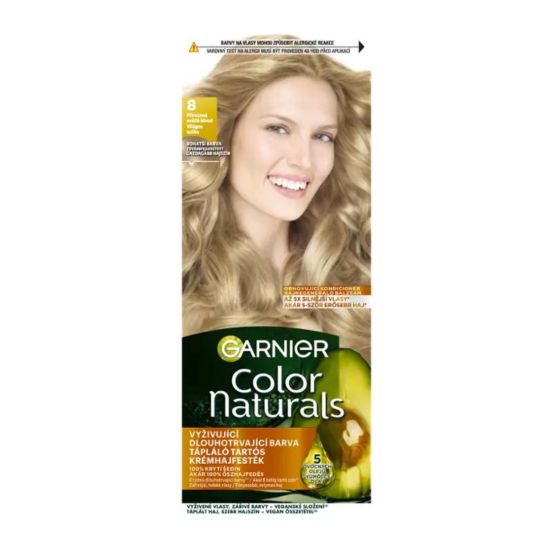 Garnier Barva na vlasy Color Naturals 8 světlá blond, 1 ks ROSSMANN