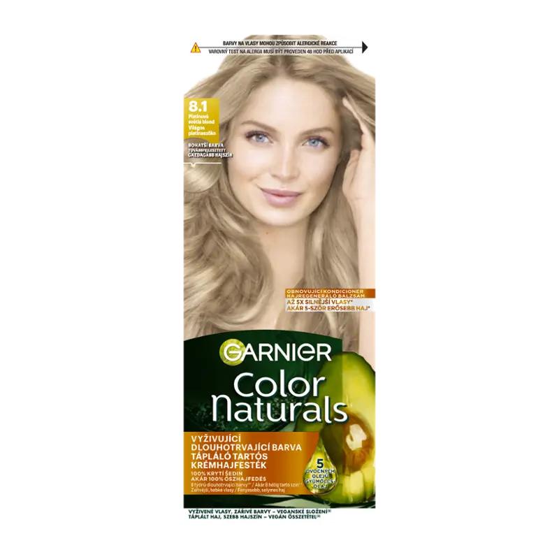 Garnier Barva na vlasy Color Naturals 8.1 platinová světlá blond, 1 ks