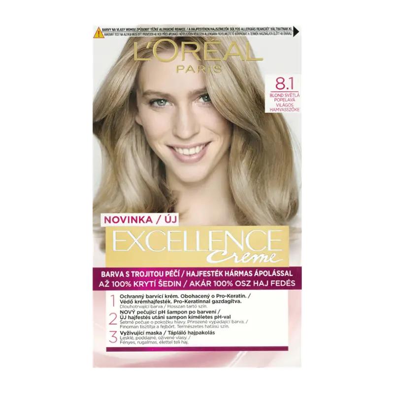 L'Oréal Barva na vlasy Excellence Creme, 1 ks ROSSMANN