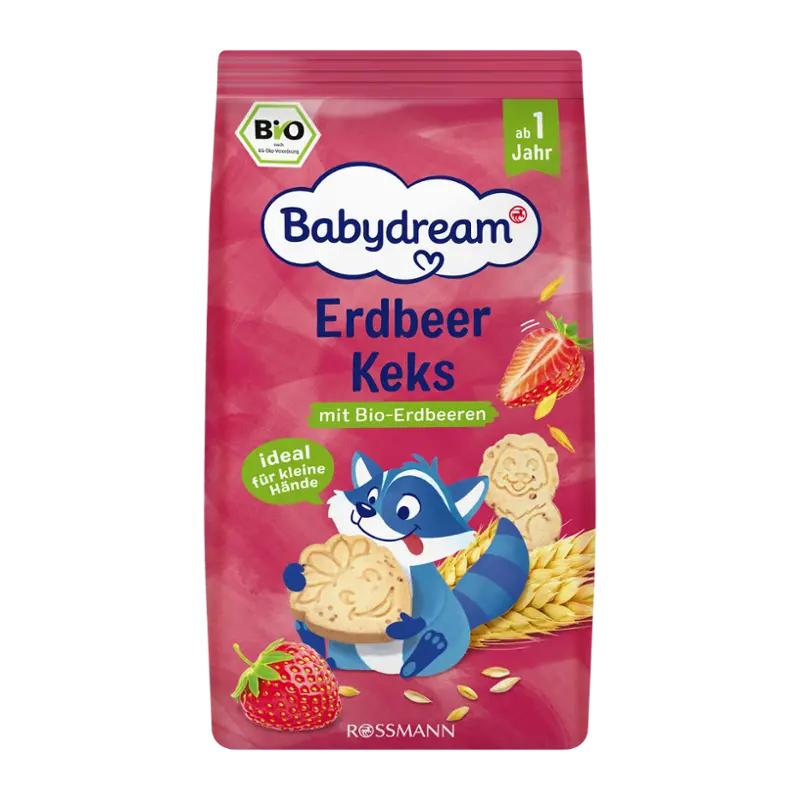 Babydream BIO sušenky se sušenými jahodami, 125 g ROSSMANN