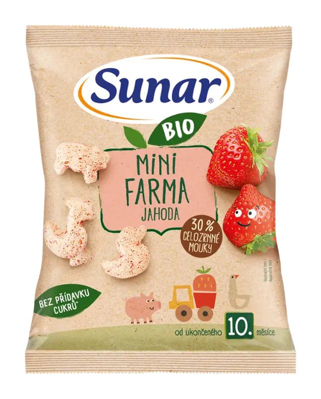 Sunar BIO křupky Mini farma Jahoda, 18 g ROSSMANN