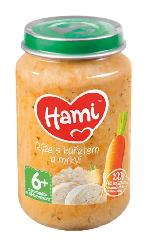 Hami Rýže s kuřetem a mrkví, 200 g ROSSMANN