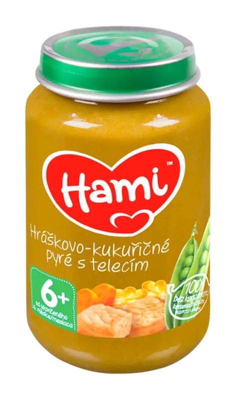 Hami Hráškovo-kukuřičné pyré s telecím, 200 g ROSSMANN