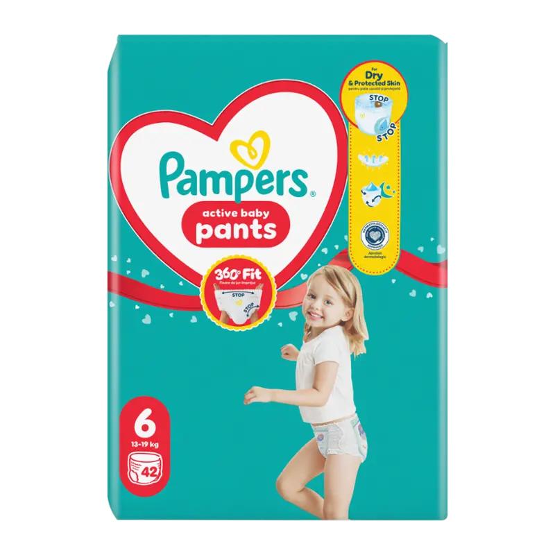 Pampers Plenkové kalhotky Active Baby, 13–19 kg, vel. 6, 42 ks ROSSMANN