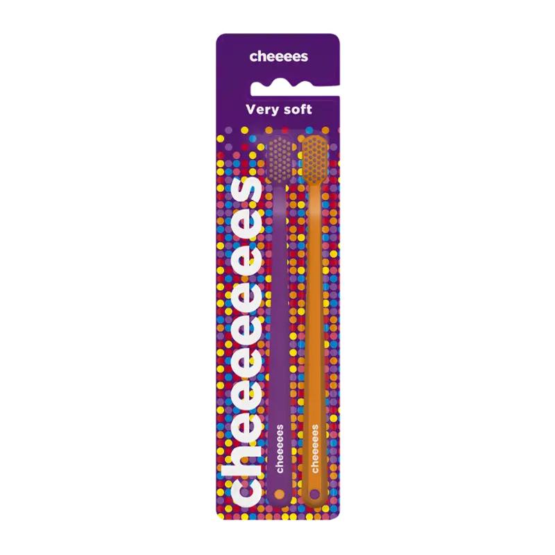 Cheeees Zubní kartáčky Very soft 2 ks, 2 ks ROSSMANN