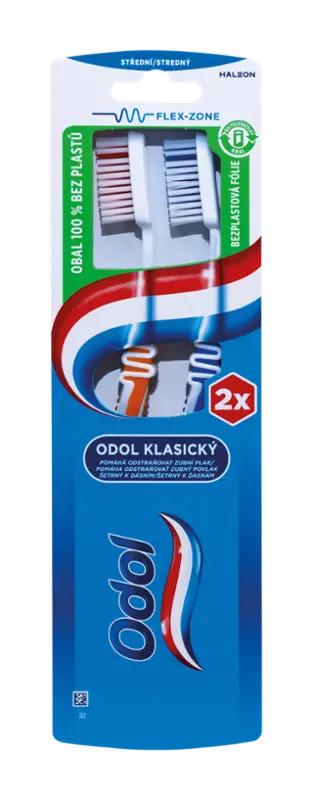 Odol Zubní kartáčky Flex-Zone Medium 2 ks, 2 ks ROSSMANN