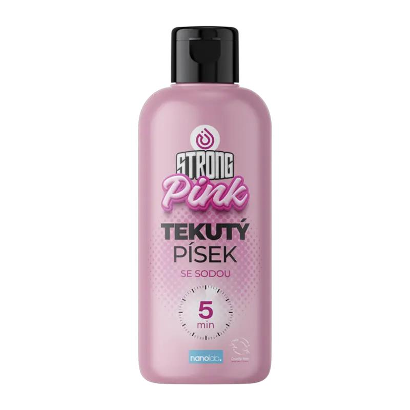 Nanolab Tekutý písek se sodou Strong Pink, 500 ml ROSSMANN