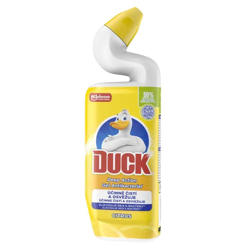 Duck Tekutý WC čistič Deep Action Gel Citrus, 750 ml ROSSMANN