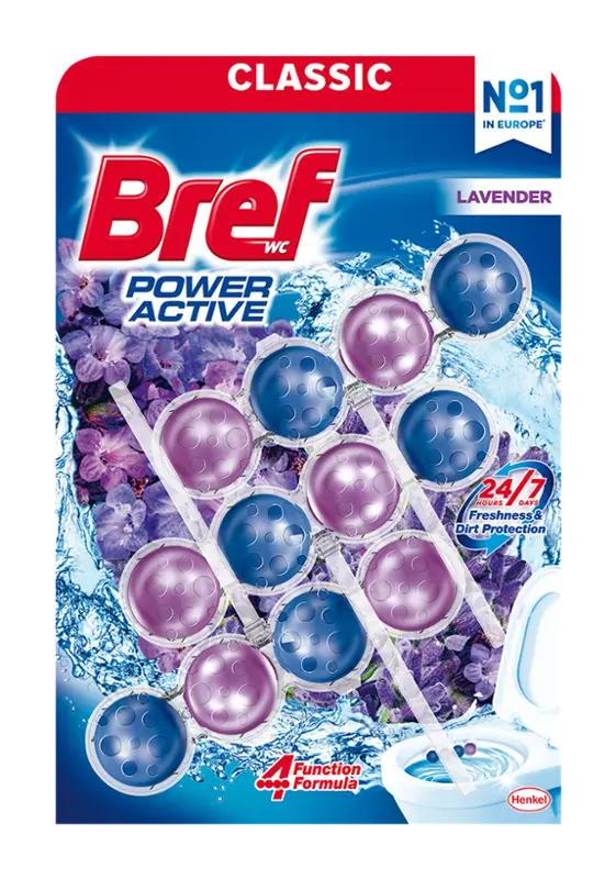 Bref Tuhý WC blok Power Aktiv Lavender, 150 g ROSSMANN