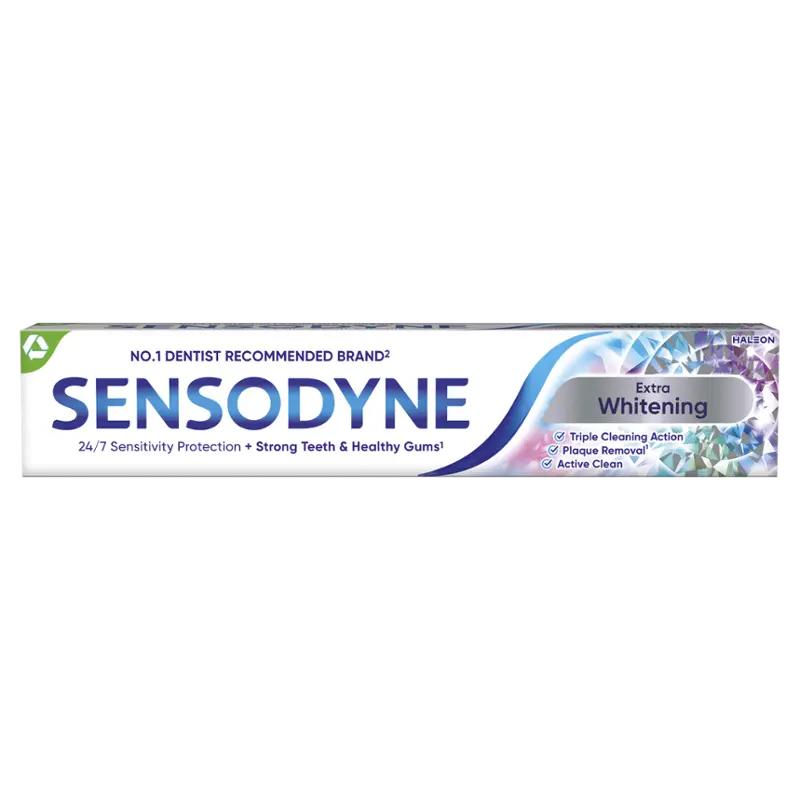 Sensodyne Zubní pasta s fluoridem Extra Whitening, 75 ml