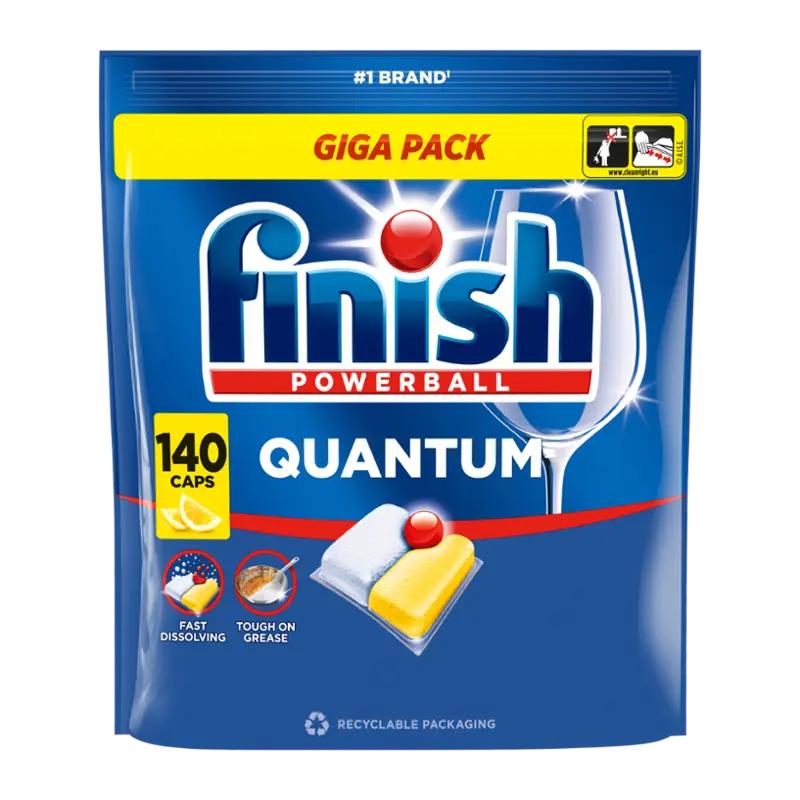 Finish Tablety do myčky Quantum Lemon, 140 ks