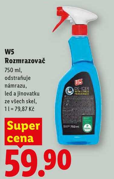 W5 Rozmrazovač, 750 ml