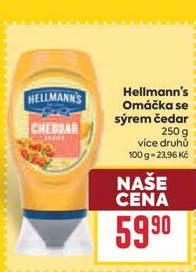 Hellmann's Omáčka se sýrem čedar 250 g
