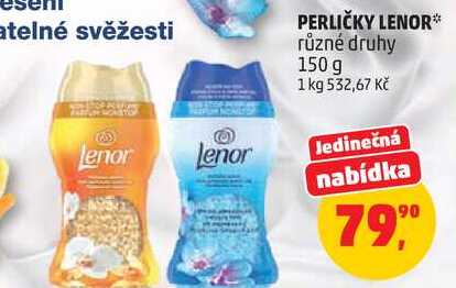 PERLIČKY LENOR různé druhy, 150 g  