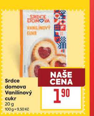 Srdce domova Vanilínový cukr 20 g