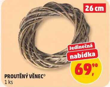 PROUTĚNÝ VĚNEC, 1 ks Penny Market