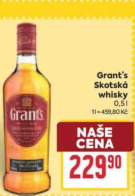 Grant's Skotská whisky 0,5l