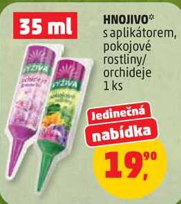 HNOJIVO s aplikátorem, pokojové rostliny/ orchideje, 1 ks