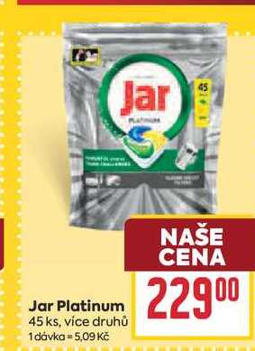 Jar Platinum 45 ks BILLA