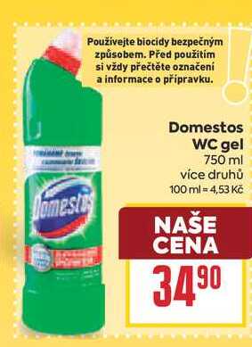 Domestos WC gel 750 ml