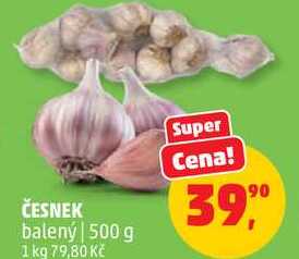 ČESNEK balený, 500 g